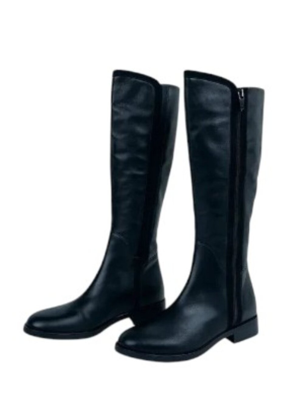 Vera Cuoio Lav Artigiana Black Leather Knee-High Riding Boots Size 35 (US 5)